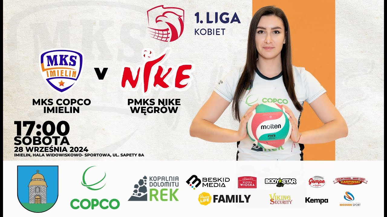 I LIGA KOBIET: MKS COPCO Imielin - PMKS NIKE Węgrów