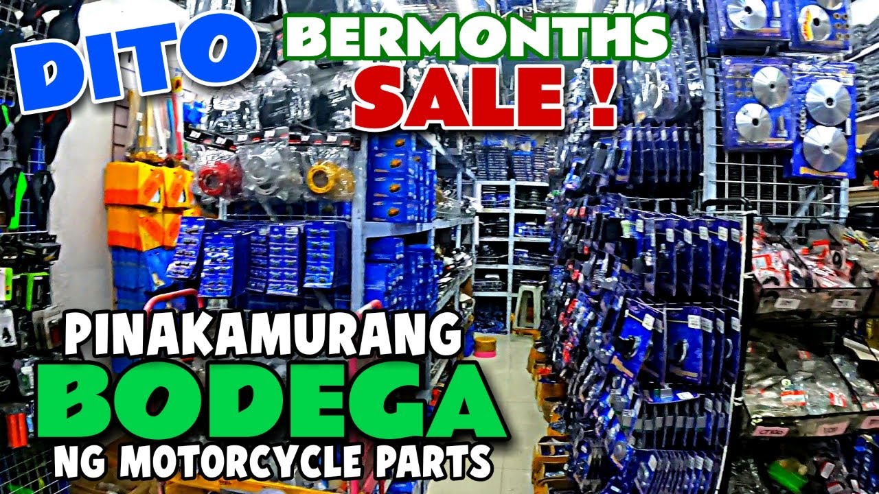 PINAKAMURANG BODEGA NG MOTORCYCLE SPARE PARTS SA MAYNILA NAGLANDFALL NA !