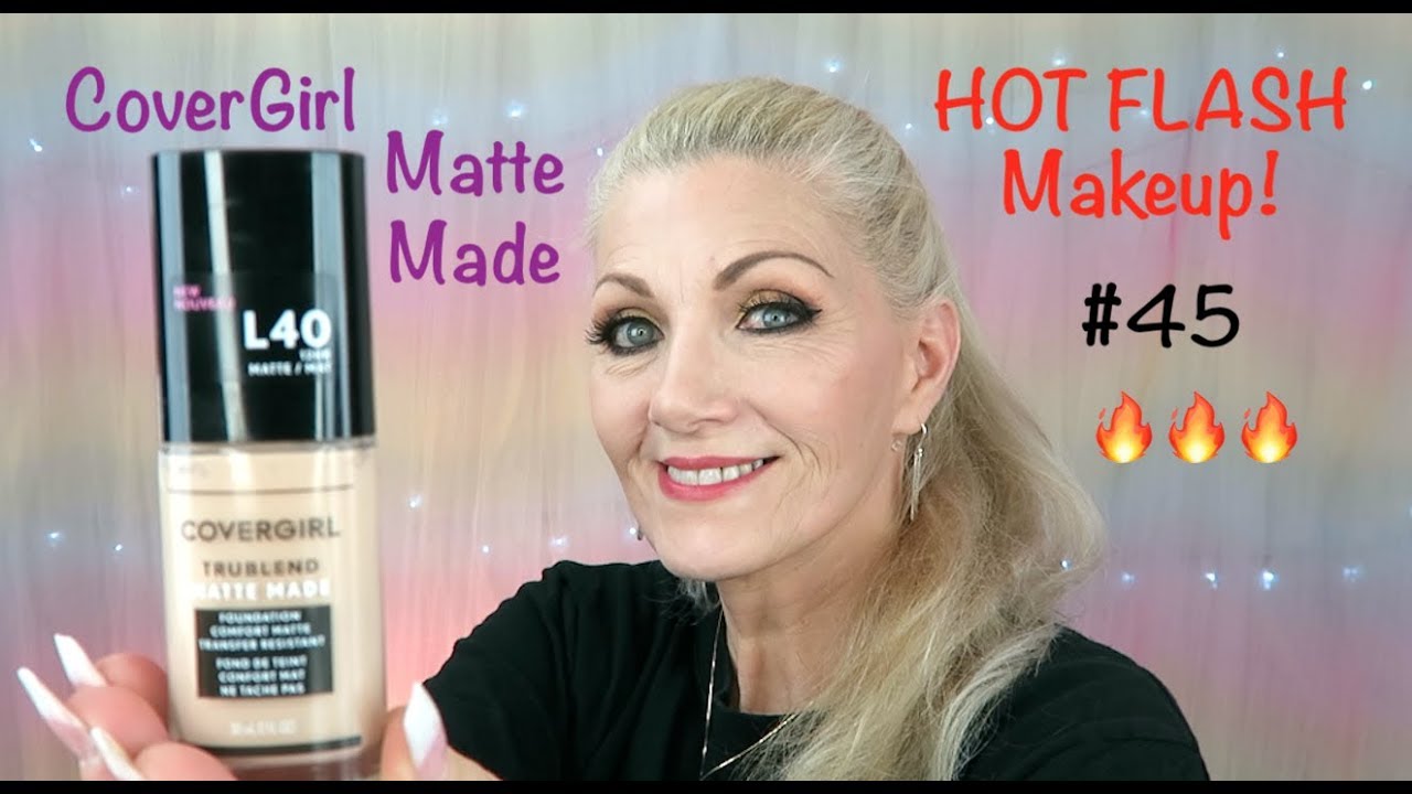 HOT FLASH Makeup! #45 - CoverGirl Trueblend Matte Made Foundation - BentlyK