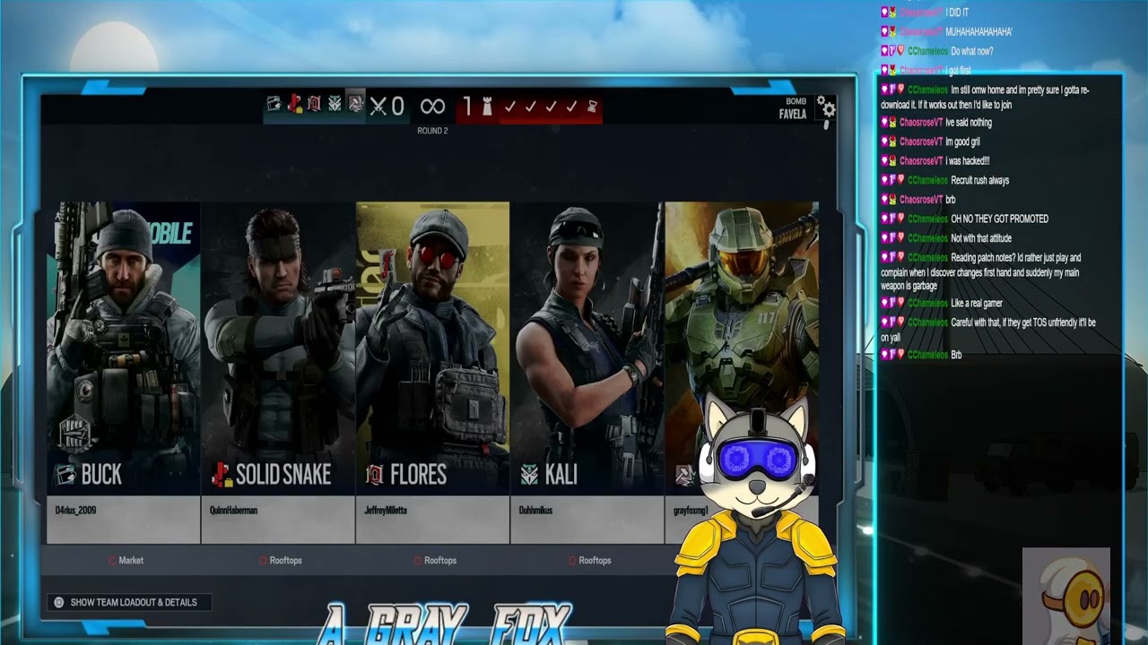 Solid Snake is in R6 Seige Now!!!  Watch me be a meatshield for my friends that are better than me!