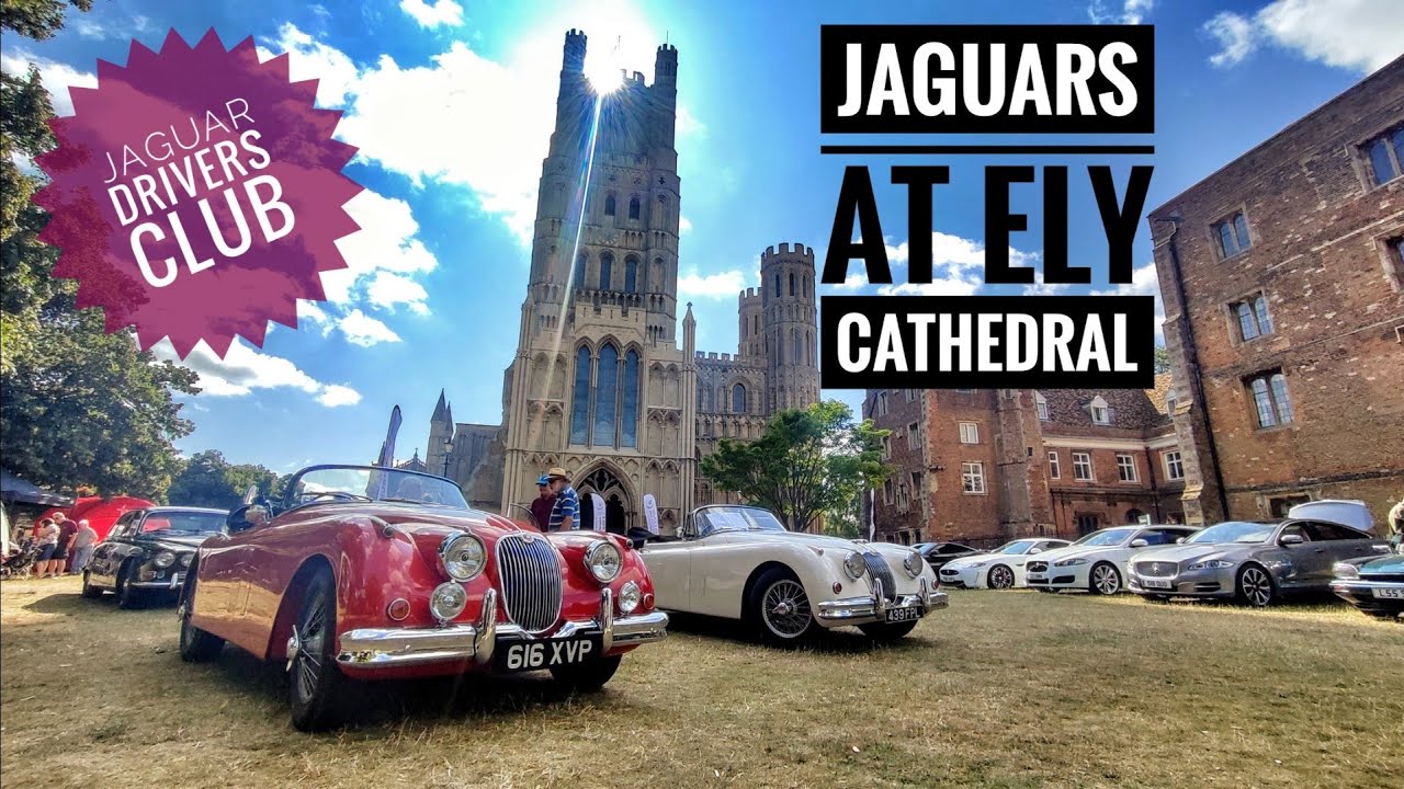 Jaguars at Ely Cathedral - Jaguar Drivers Club