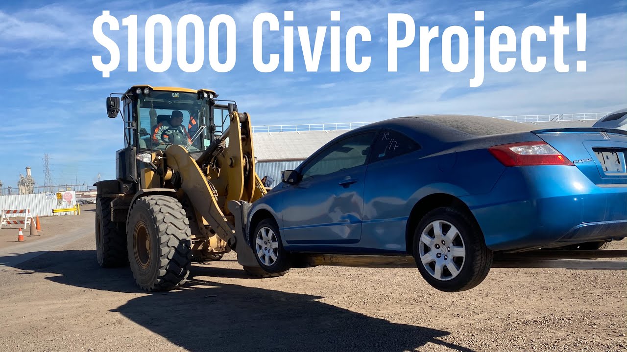 $1000 Civic Rebuild Project, Restoration On A Budget In 17 Mins