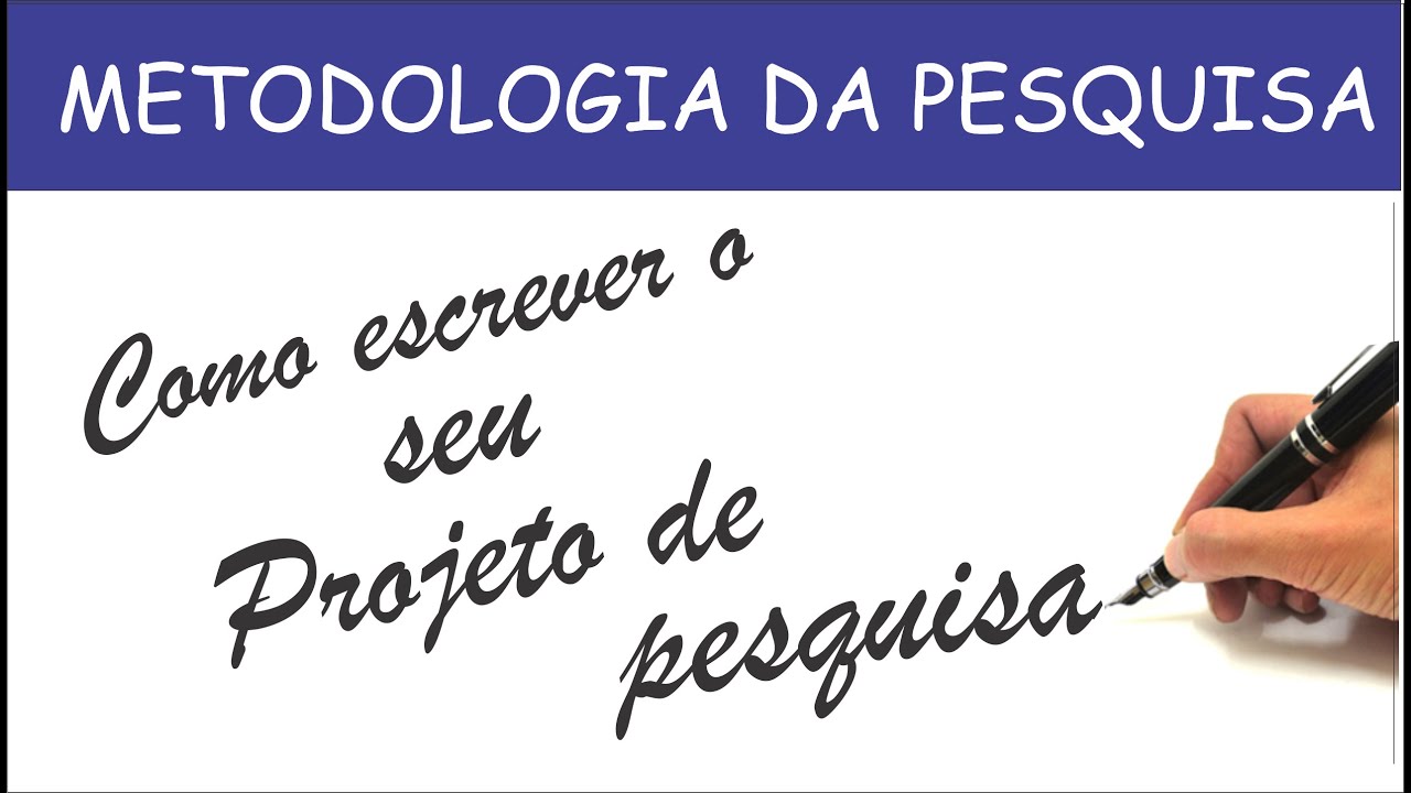 Como fazer um Projeto de pesquisa passo a passo  Aula completa