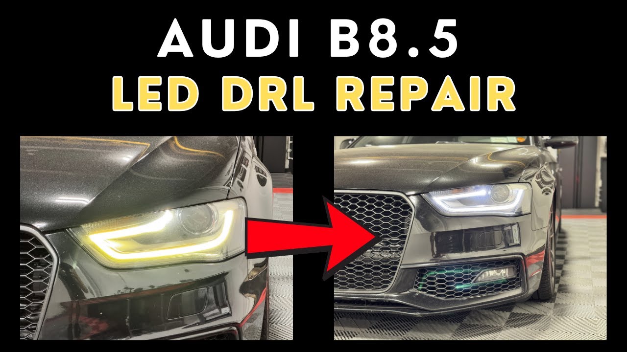 Ремонт светодиодных ДХО Audi B8.5 S4 A4