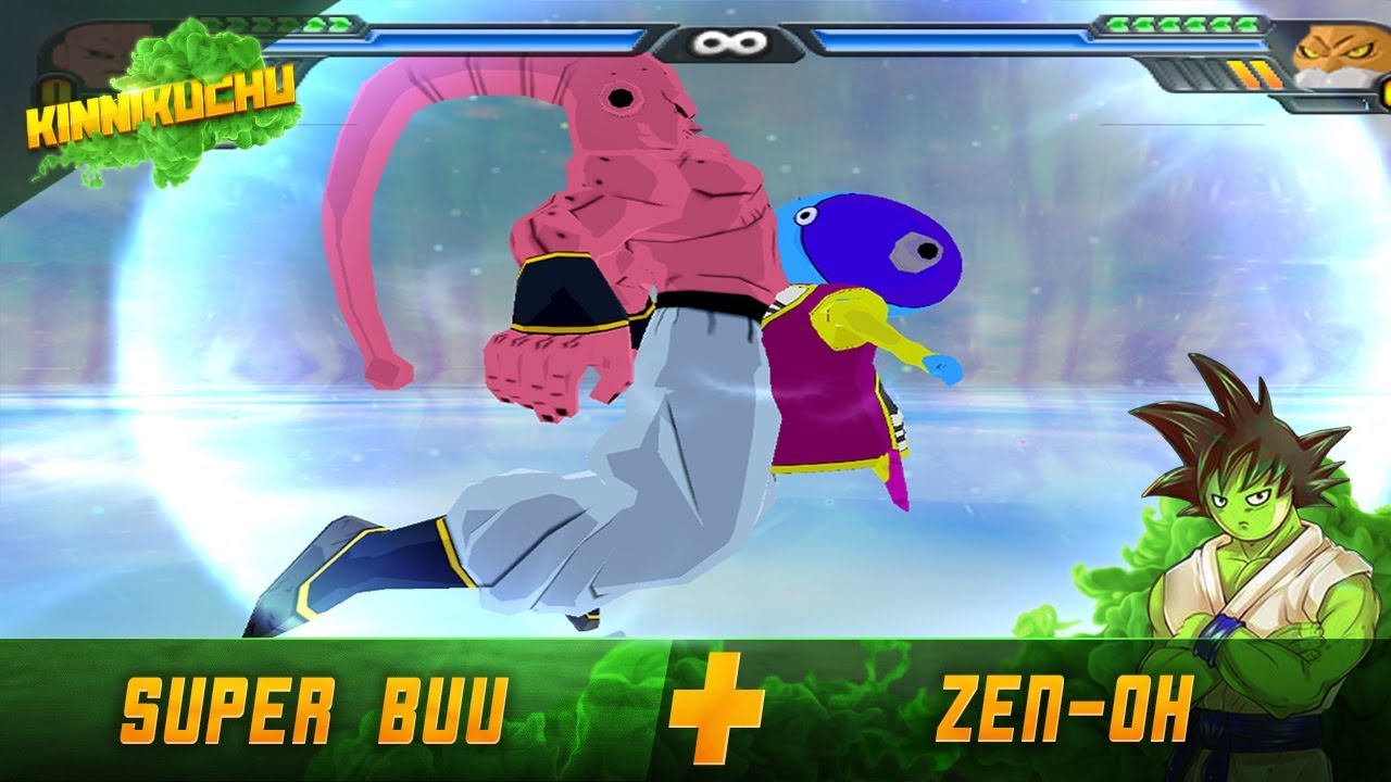 Super Buu and Zen-Oh Fusion | Buu Absorbs Omni King | Enter Zenbuu | DBZ Tenkaichi 3 (MOD)