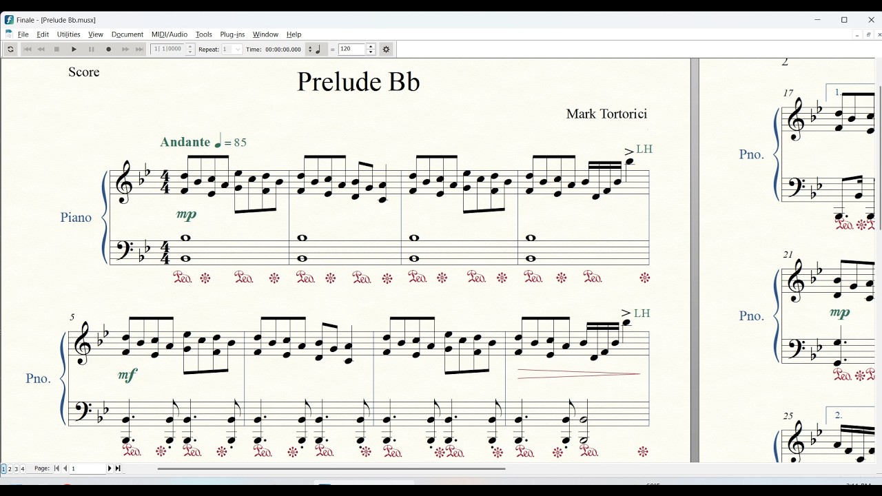 Prelude No. 21 in Bb