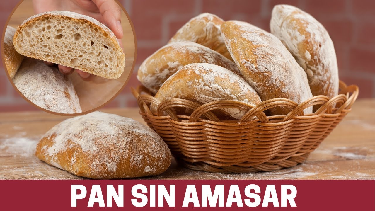 Chapata - Pan de Chapata sin amasar ( Ciabatta Bread )