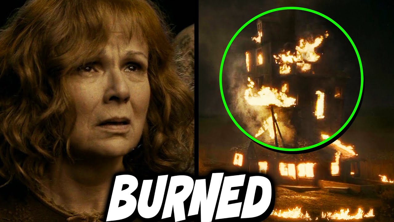 Why the Burrow Was BURNED Down in the Half-Blood Prince - Harry Potter Theory