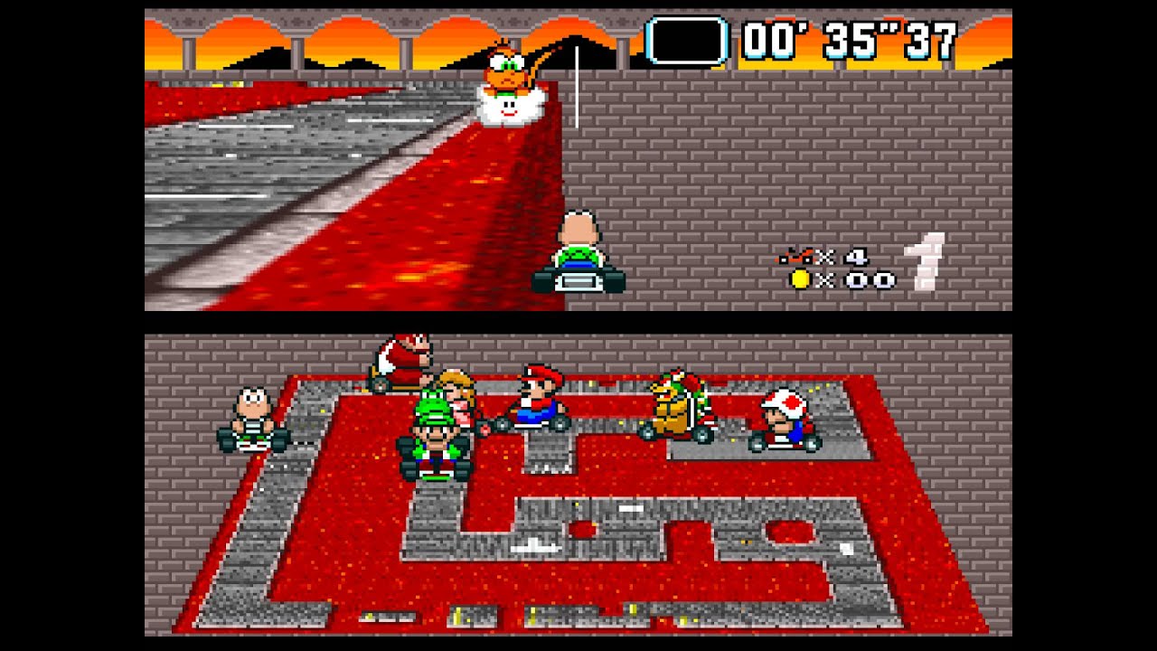 [TAS] [Obsoleted] SNES Super Mario Kart by Huffers in 23:10.88