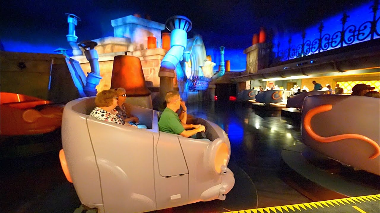 [NEW 2022] Remy's Ratatouille Adventure Full Ride Front Row POV Lowlight - Walt Disney World Epcot