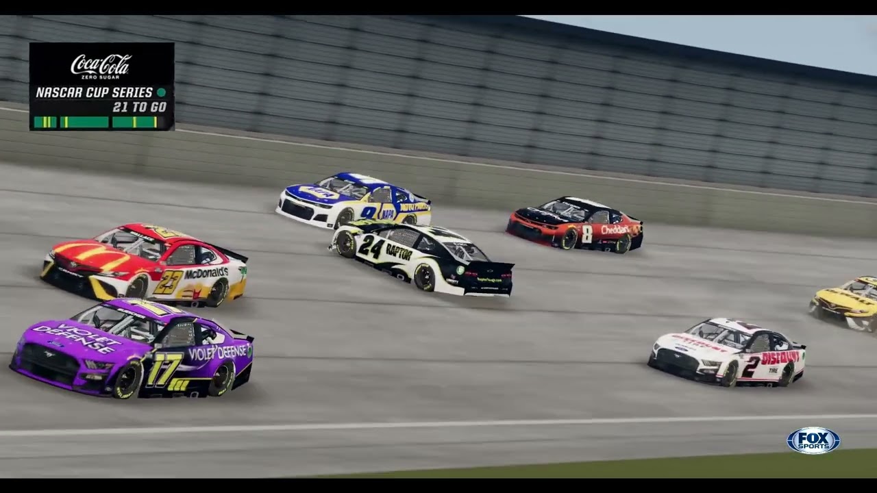 Суперреалистичные аварии NASCAR с комментариями — BeamNg