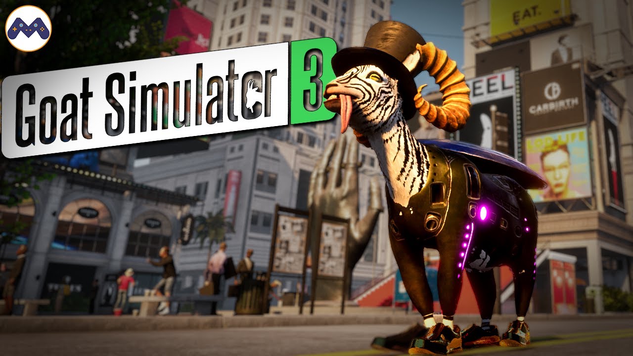 Jeg blir superhelt-president med romdrakt, og kjører heisekran! || Goat Simulator 3