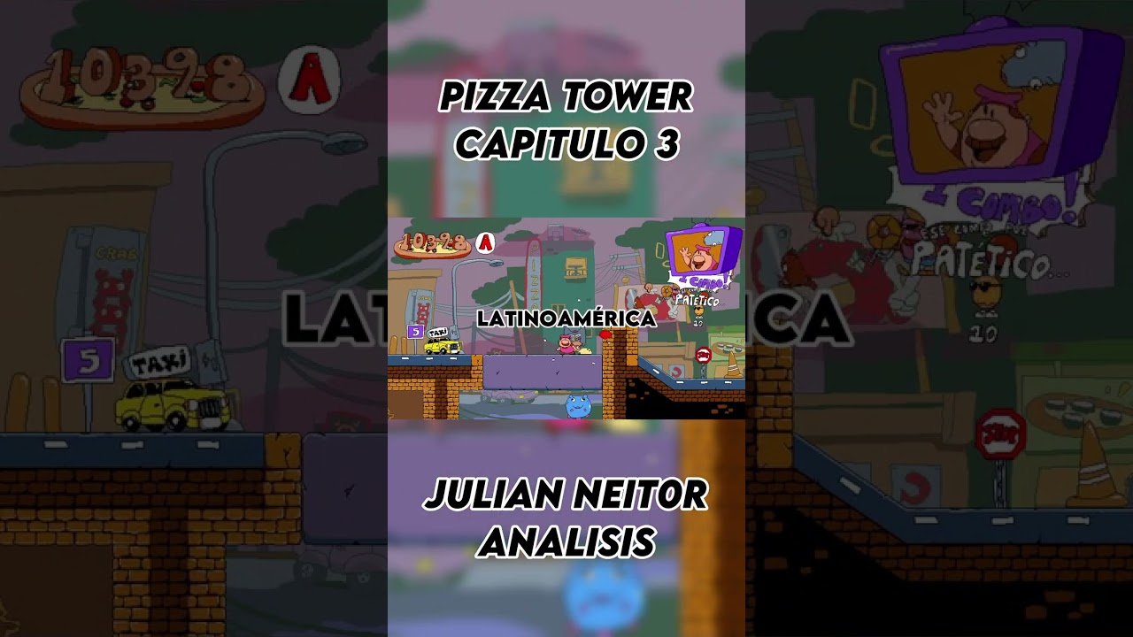 Pizza Tower con Pepino Spaguetti