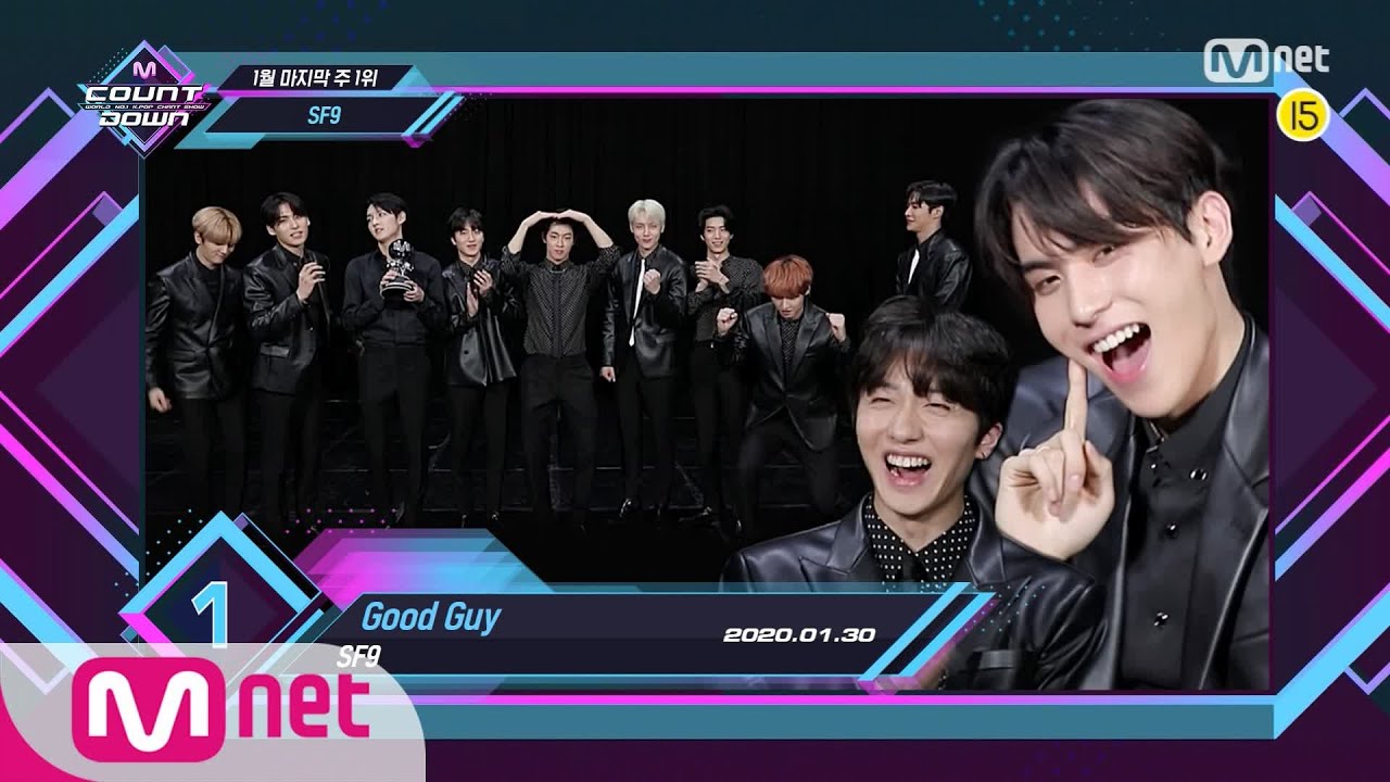 [ENG] Top in 5th of January, 'SF9’ with 'Good Guy', Encore Stage! (in Full) M COUNTDOWN 200130 EP.