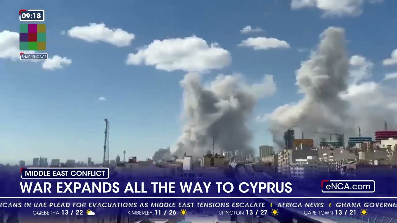 War expands all the way to Cyprus