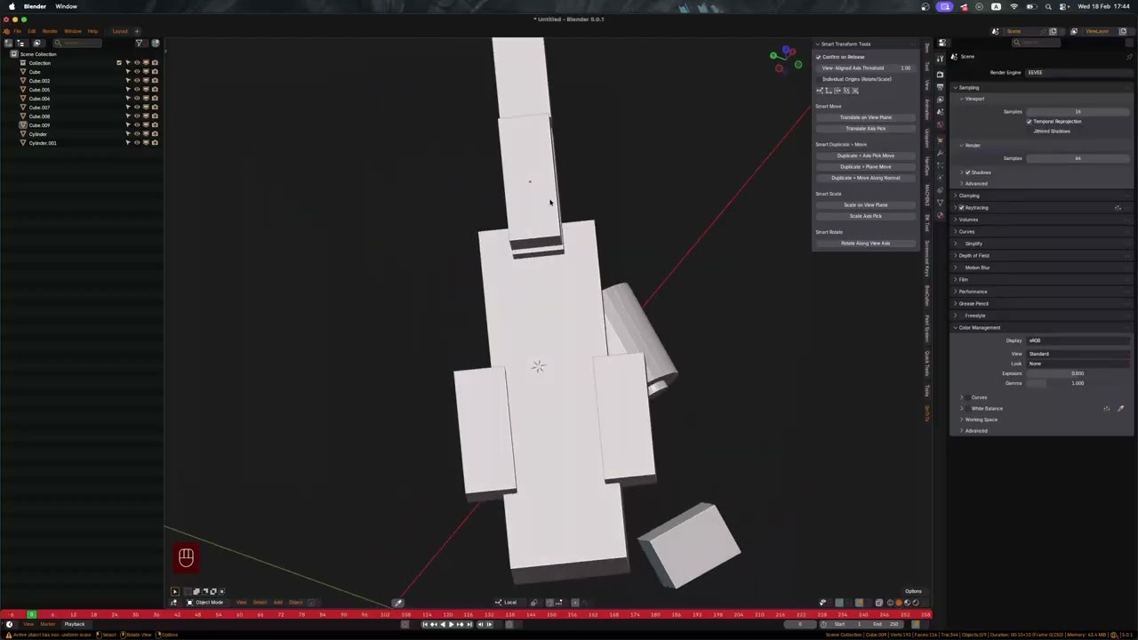 Smart Transform Tools Add-on for Blender