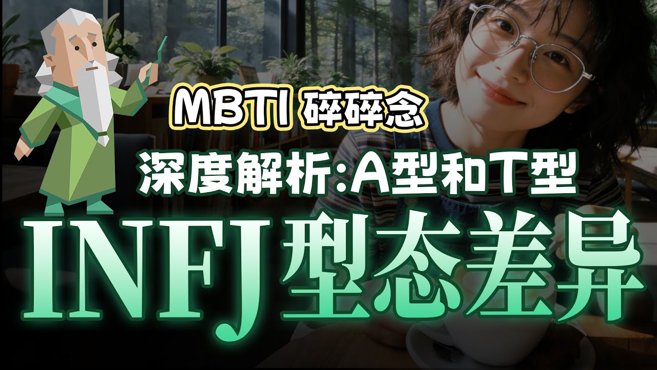 深度分析：INFJ A型和T型的差异，他们不是两种性格，是两种承压结构【MBTI 碎碎念】#mbti #infj