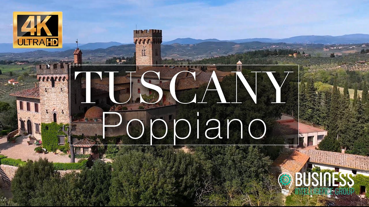 Poppiano - Montespertoli - Firenze - Toscana (4K)