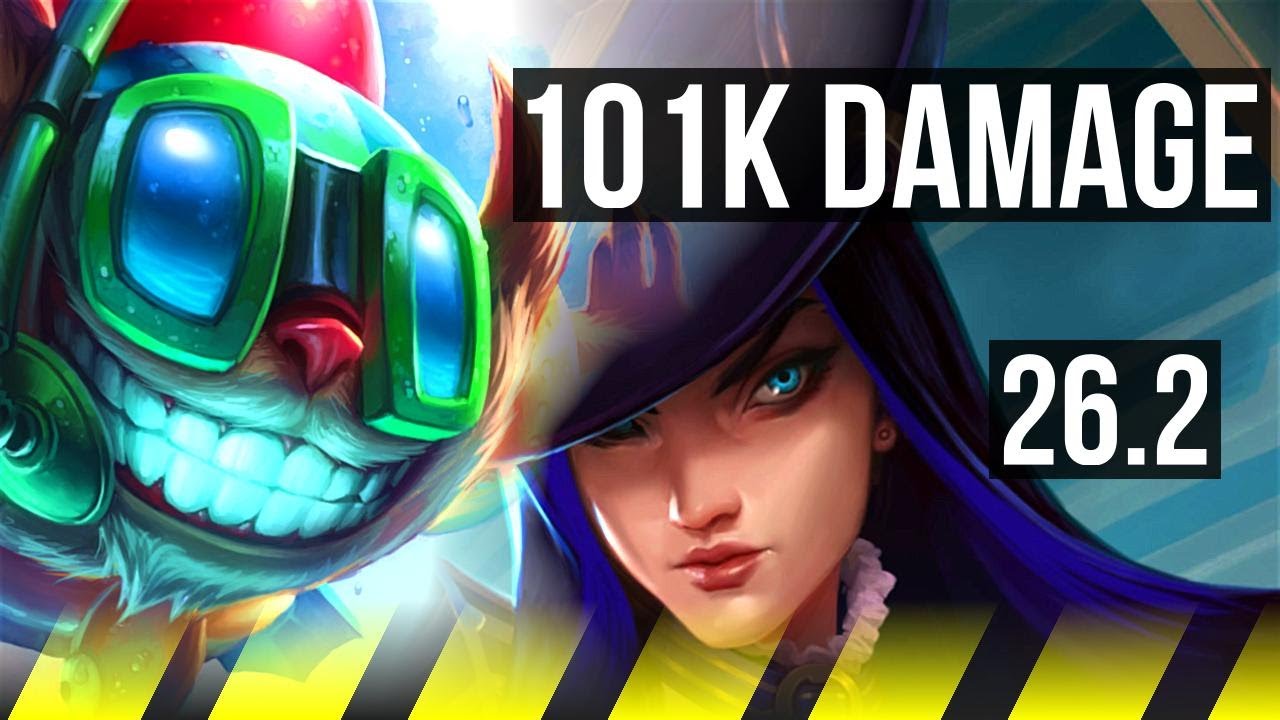 ZIGGS & Nami vs CAITLYN & Blitzcrank (ADC) | 101K damage | EUW Grandmaster | 26.2