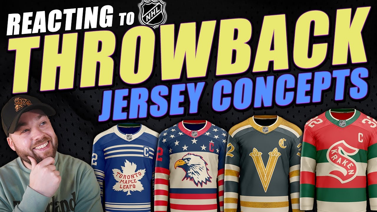 NHL Hockey Throwback Jersey Concepts!