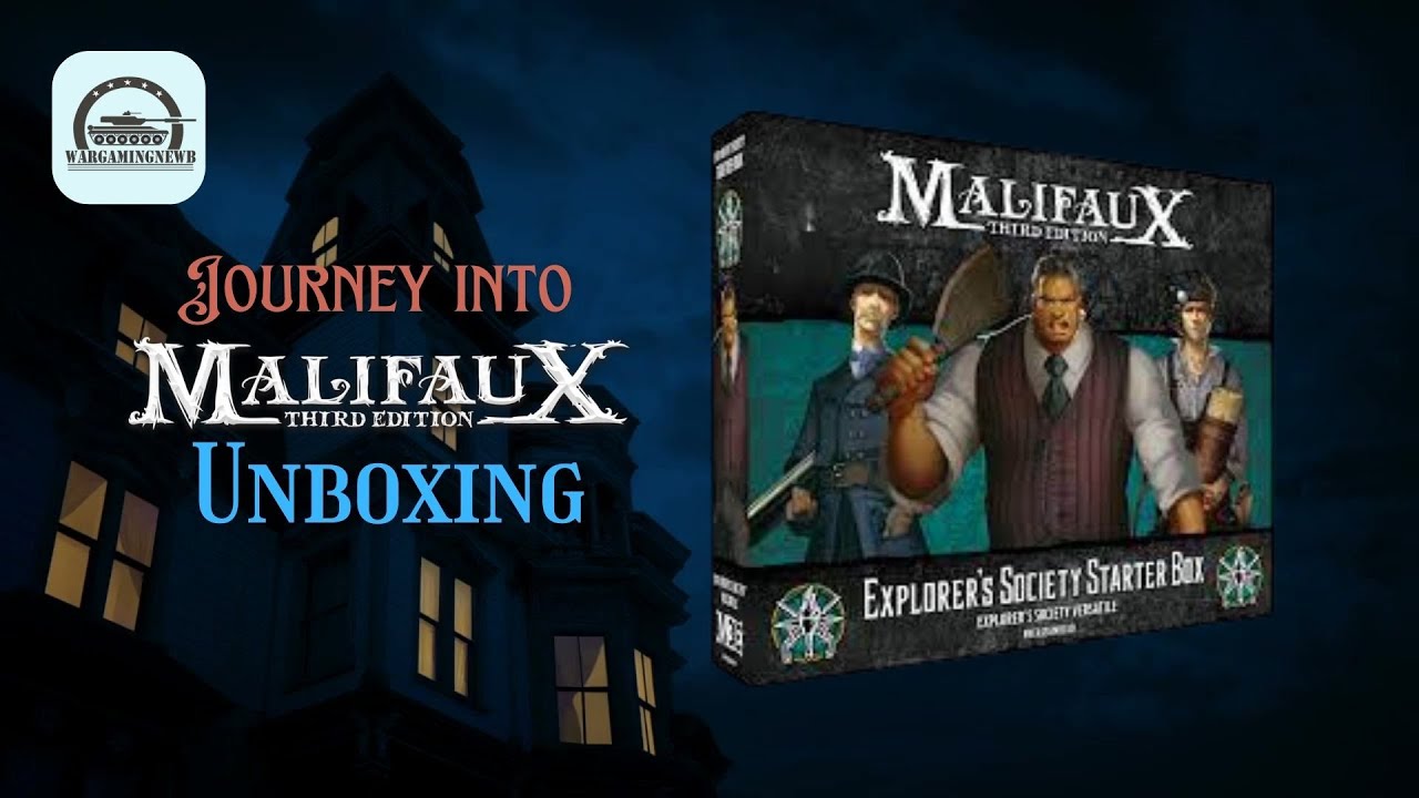 Unboxing Malifaux Third Edition Explorer's Society Starter #unboxing