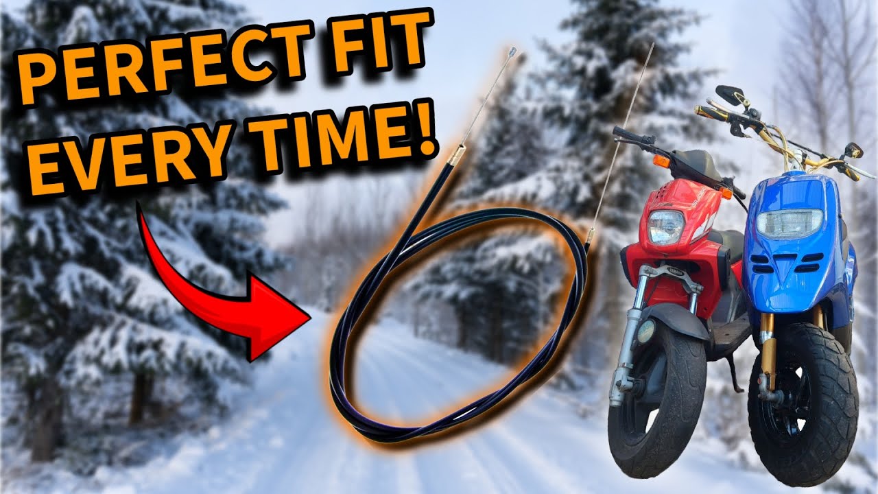 How to Make a Throttle Cable Fit ANY Scooter or Moped
