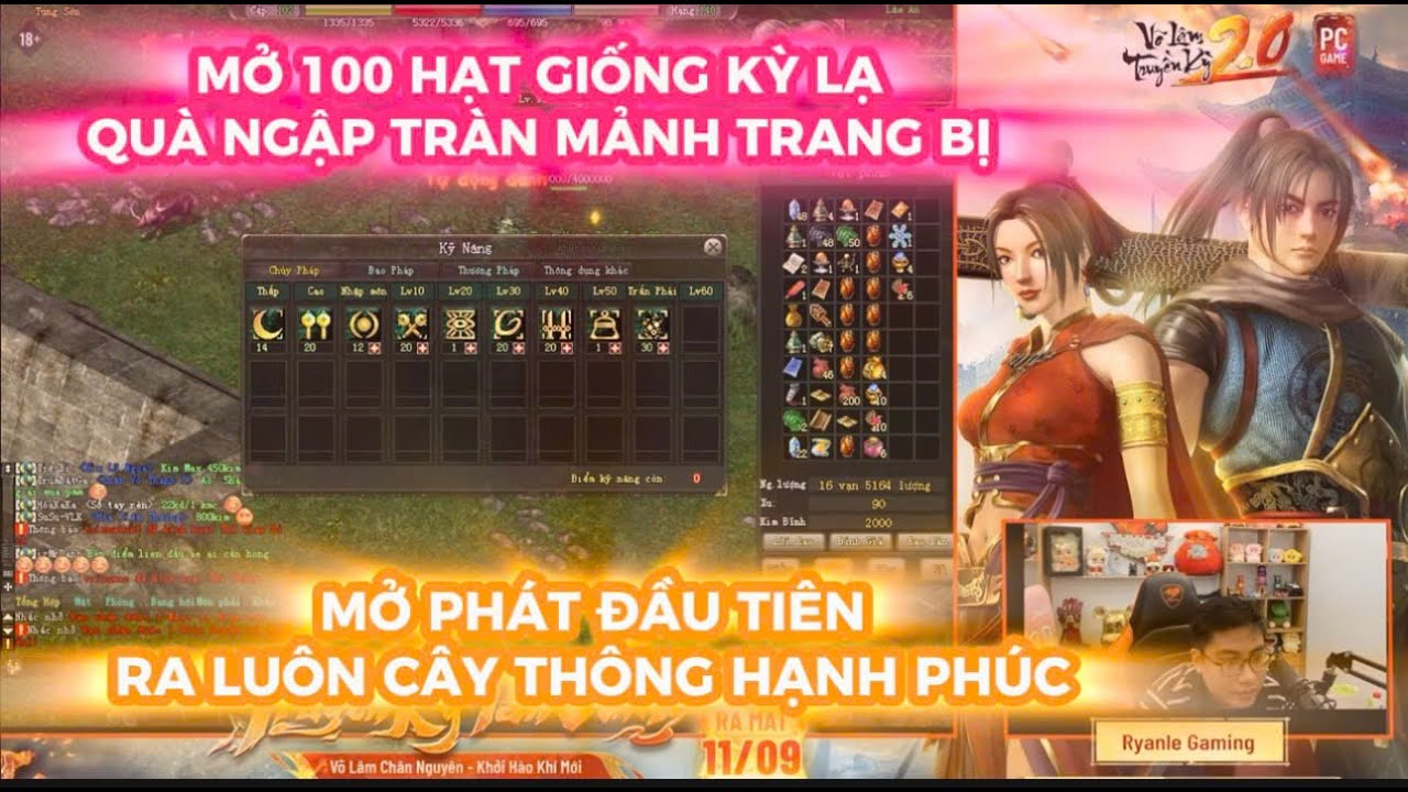 VO LAM TRUYEN KY 2.0 PC: OPENING 100 STRANGE SEEDS - THE FIRST ONE GETS A HAPPY CHRISTMAS TREE