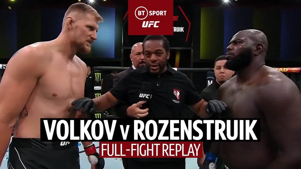 Heavyweights let the hands fly! | Alexander Volkov v Jairzinho Rozenstruik | Full Fight Replay