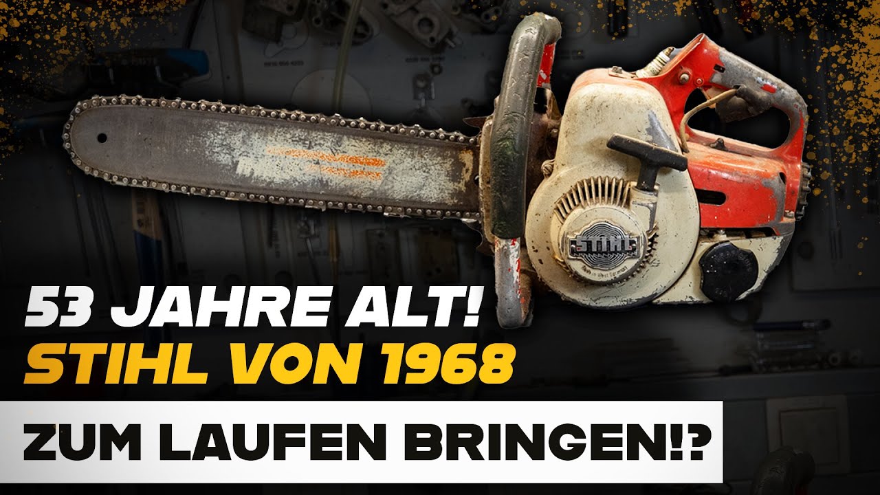 Läuft der Kettensägen-Oldtimer noch? | STIHL 08S reparieren