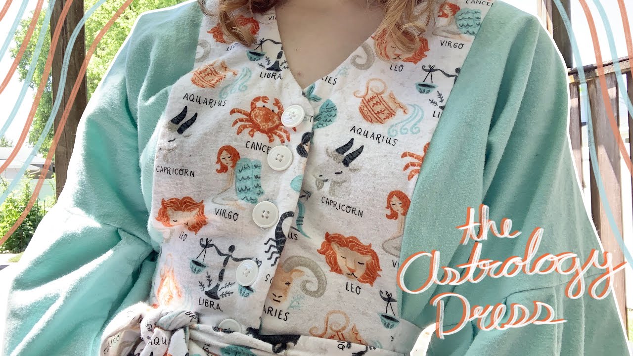 sewing the belemnite dress by Marilla Walker because i watched Abby Cox make it once [CC]
