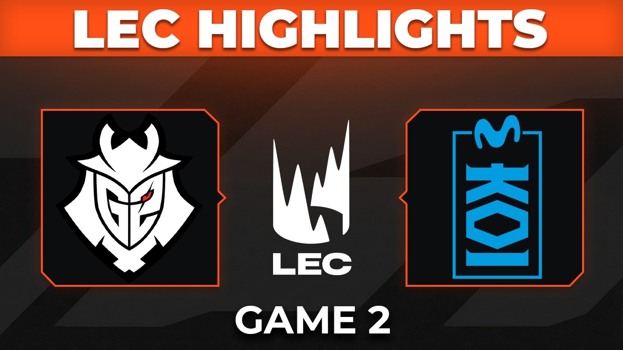 G2 vs MKOI Highlights Game 2 | 2026 LEC Versus Playoffs | G2 Esports vs Movistar KOI