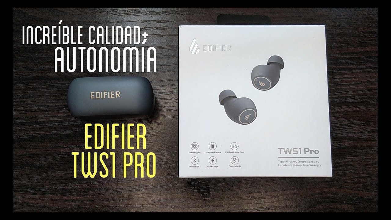 Unboxing Edifier TWS 1 Pro | Excelente calidad de sonido y presumen una autonomía de 12 horas