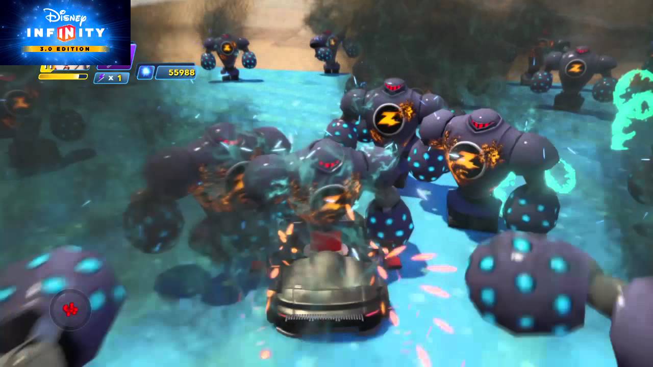 Disney Infinity 3.0 Anger Vs A Bunch of Zurgbots