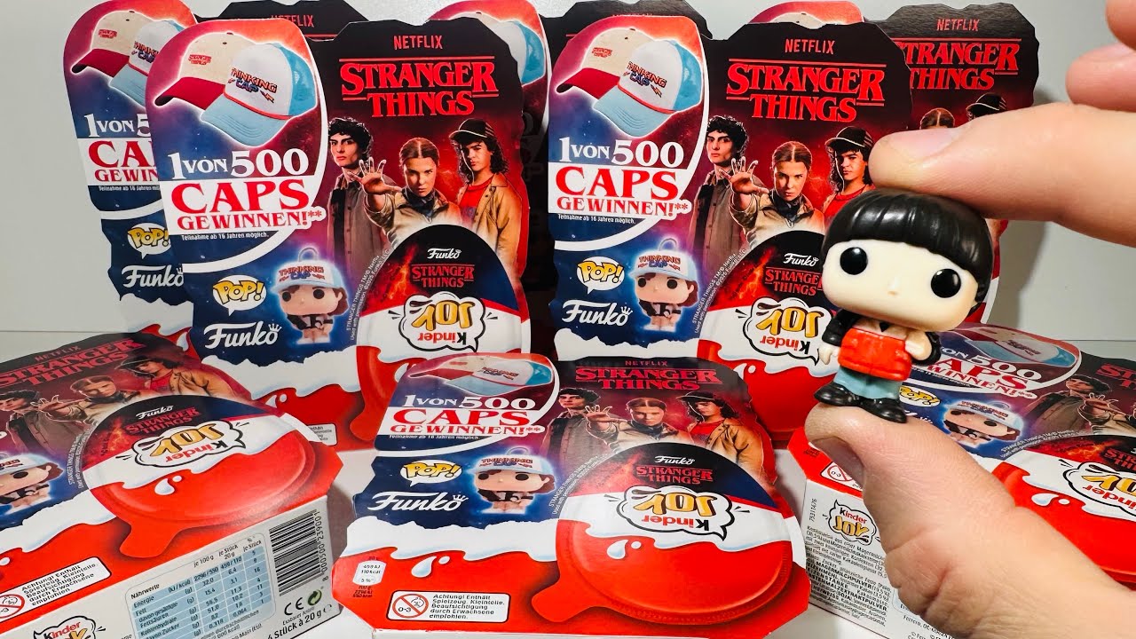 ОЧЕНЬ СТРАННЫЕ ДЕЛА КИНДЕР JOY 2025/2026 Выпуск 4 Kinder Joy Stranger Things 25/26 Unboxing 4