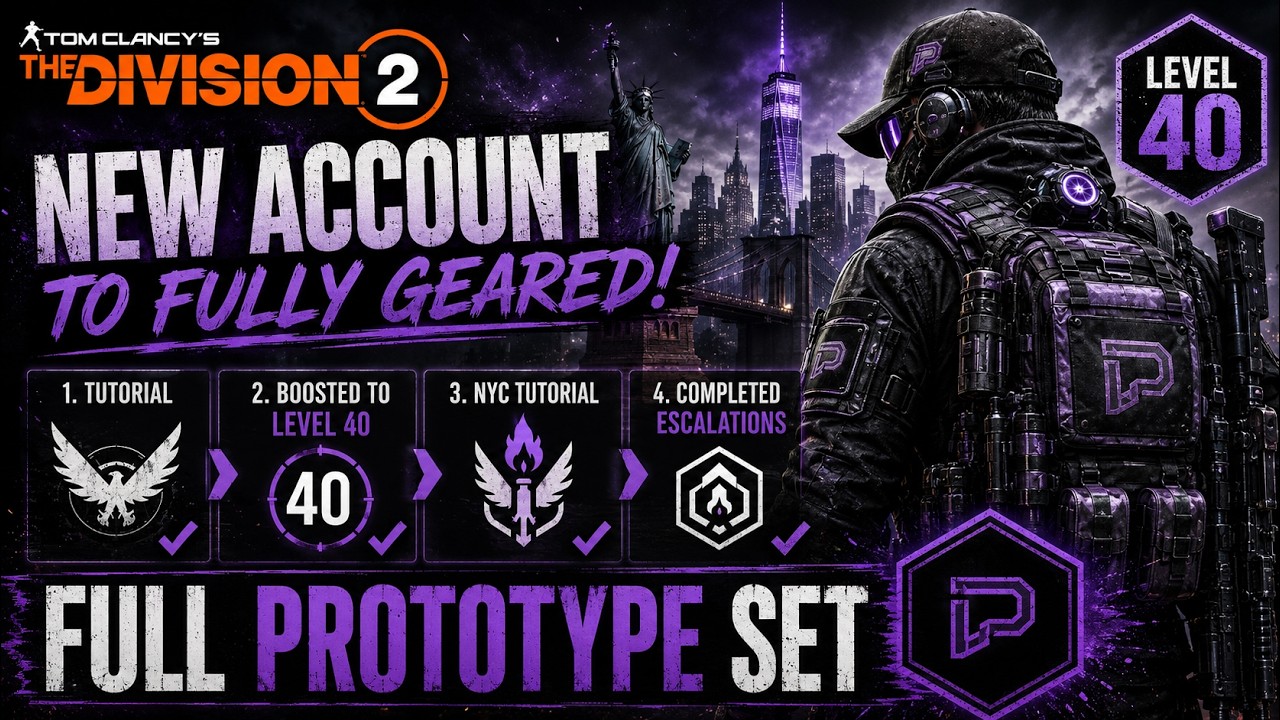 Я создал НОВОГО агента и получил более 20 ПРОТИПА за 4 ЧАСА! | The Division 2