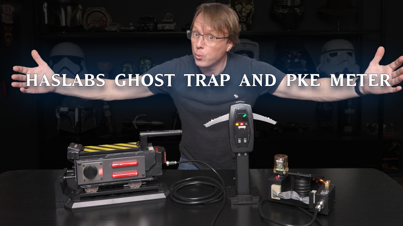 Haslabs Ghost Trap and PKE Meter from Hasbro Ghostbusters Two in the Box
