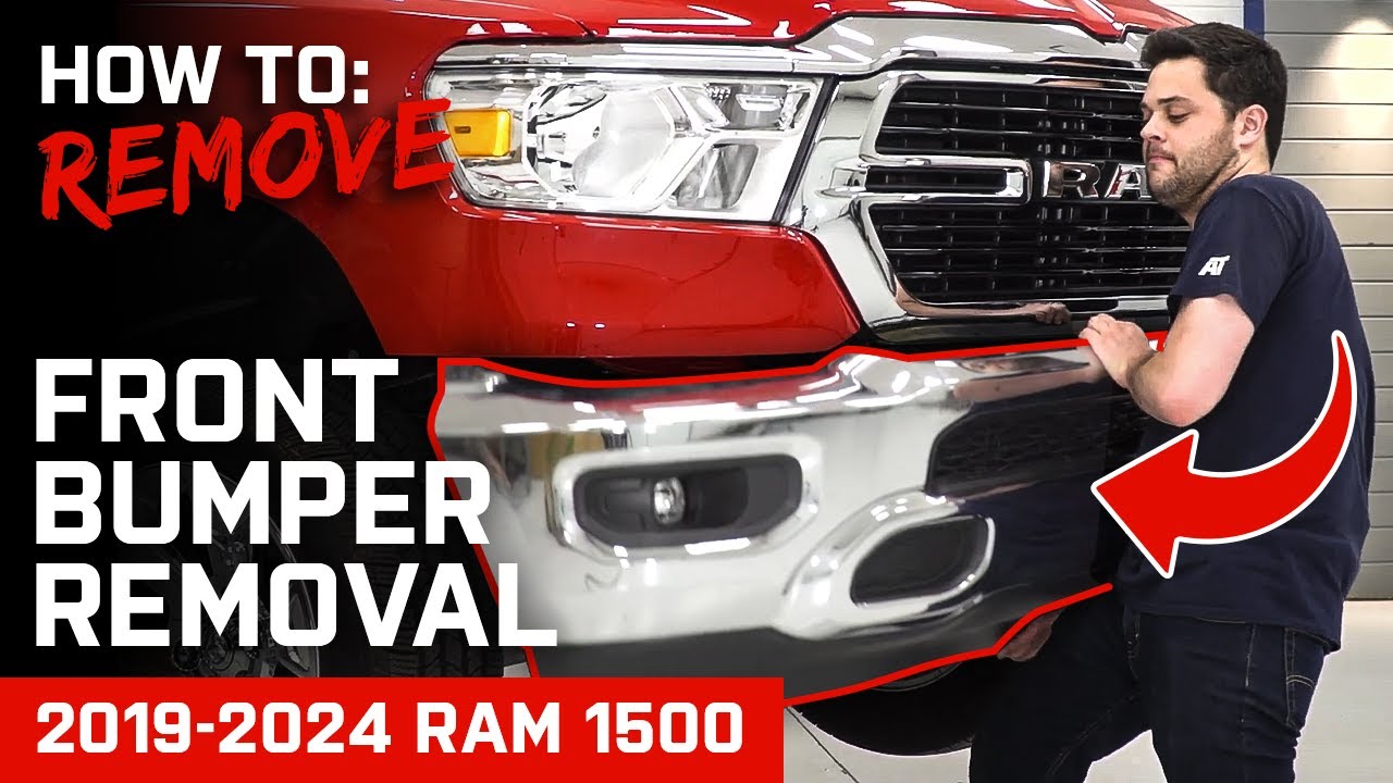 How to Remove Stock Front Bumper | 2019+ RAM 1500