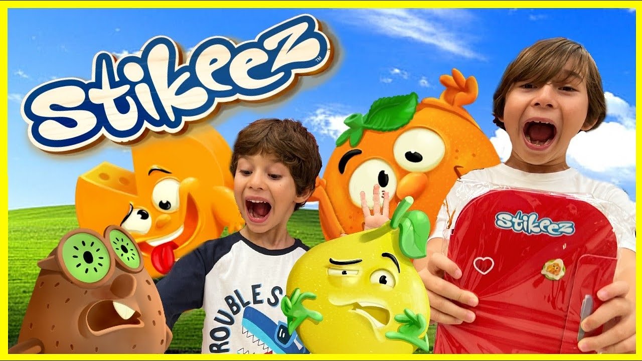 Unboxing De 30 Stikeez y Nevera 2022 Alcampo Auchan ,Frutas, Verduras y Mas Comidas con Gael y Liam!
