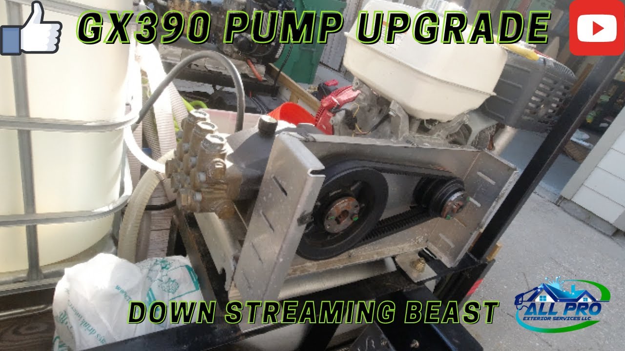 GX390 Pump Upgrade- Build a Pressure Washer