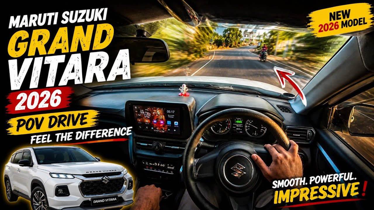 POV Drive: Maruti Suzuki Grand Vitara Sigma 1.5L Petrol | Silent & Smooth Ride