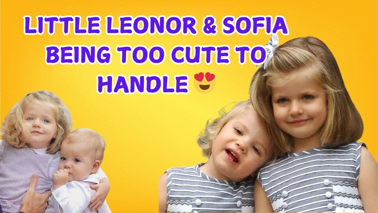 Little Leonor & Sofia Being Too Cute to Handle #leonor #infanta_sofía #sofia #cute #leonorandinfanta