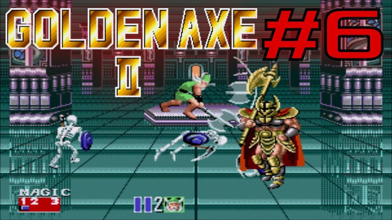 Golden Axe 2 Playthrough Stage 6 Castle & Dark Guld's Chamber ( Sega Genesis / Megadrive )