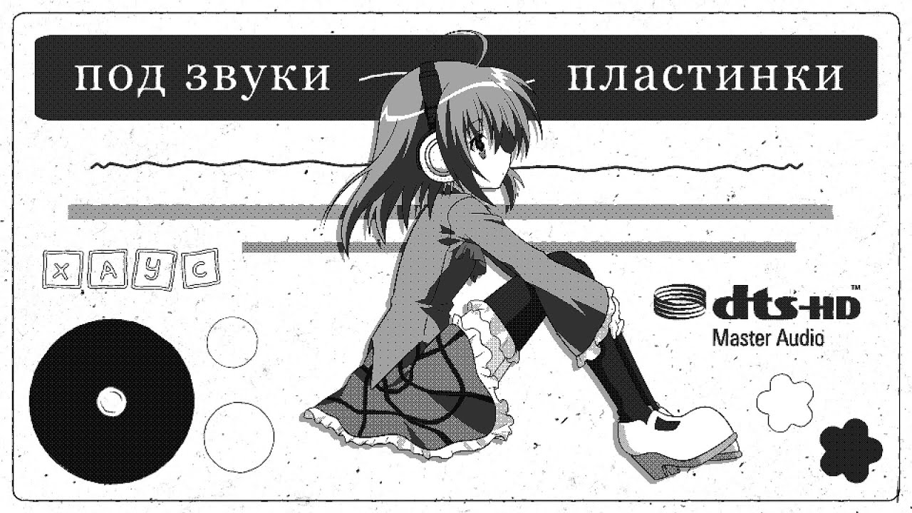 под звуки пластинки // house
