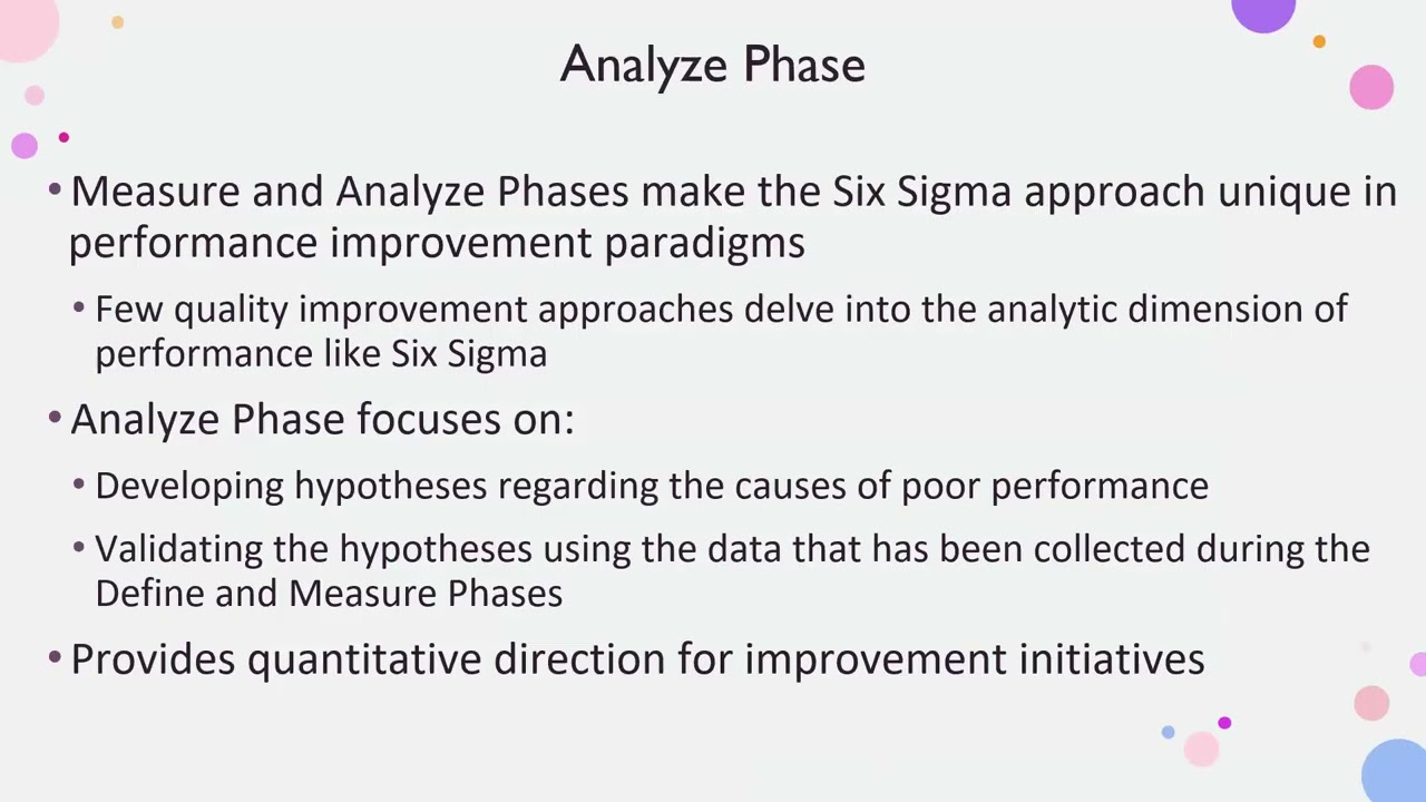 Healthcare Quality Improvement - Module 4 - Analyze Phase