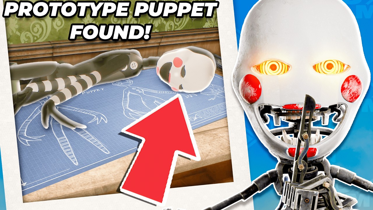 The Prototype PUPPET was HIDING & we SAVED HER! (NEW FNAF: Secret of the Mimic END)