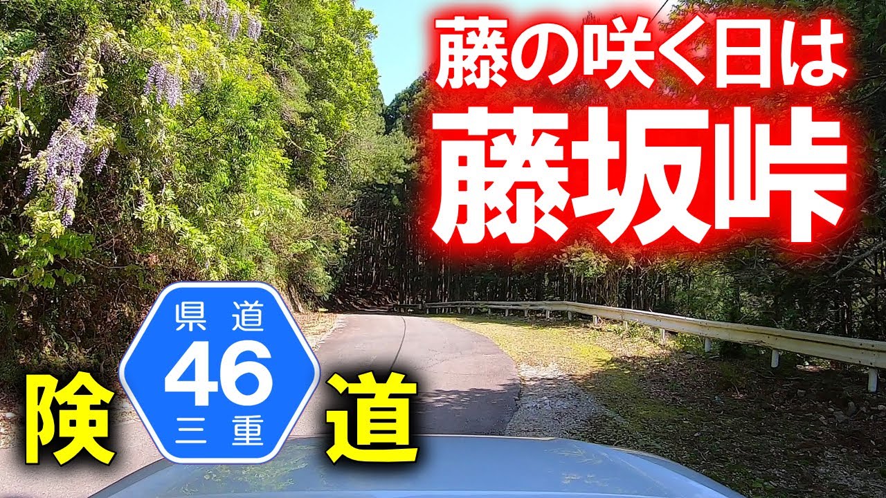 【険道･車載動画】激狭ヘアピン藤坂峠越え 三重県道46号南島大宮大台線を走破 (三重県大台町→南伊勢町)