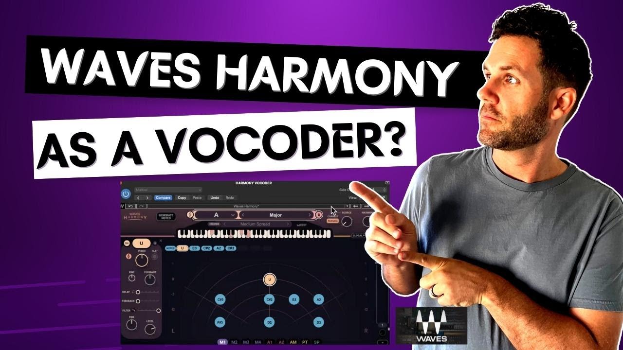How to use the Waves HARMONY plugin as a vocoder