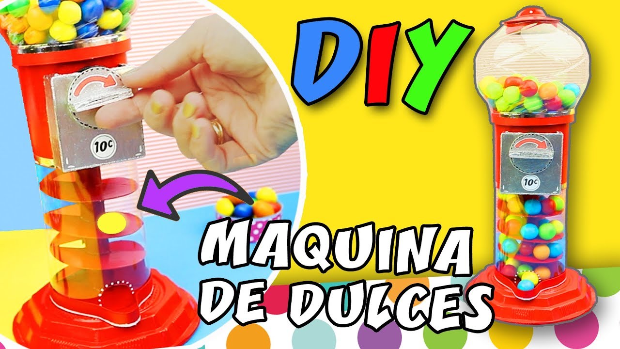Haz una MÁQUINA DE DULCES EN ESPIRAL - Funciona de Verdad | Manualidades aPasos