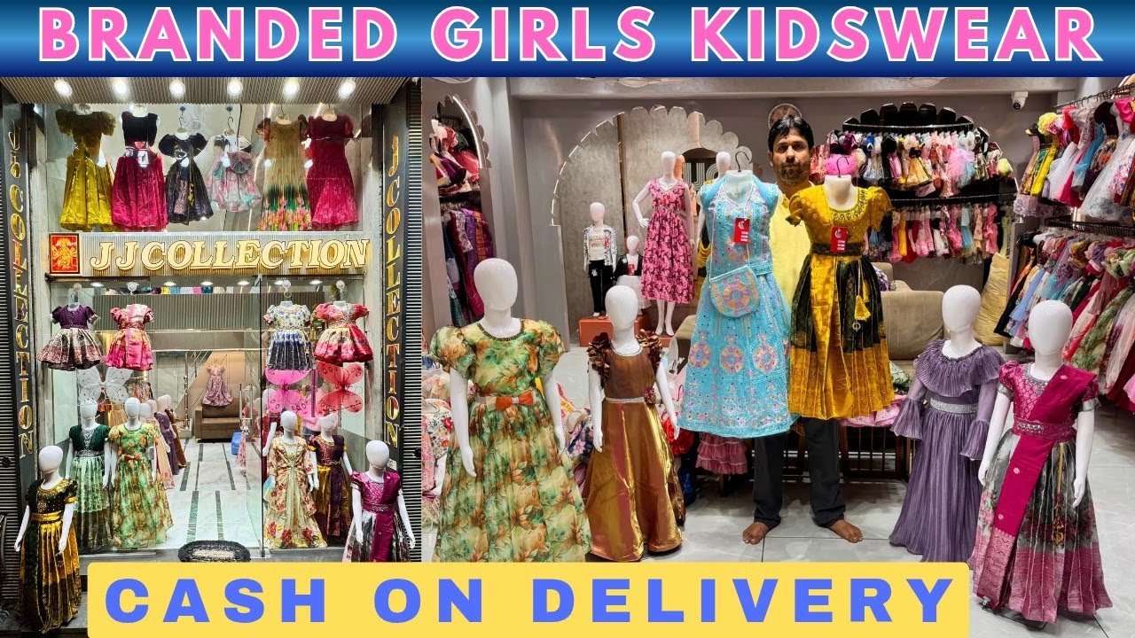 Mumbai Biggest Girls kids Wear  Manufacturers/  kids Cloth wholesale Market / J J Collection