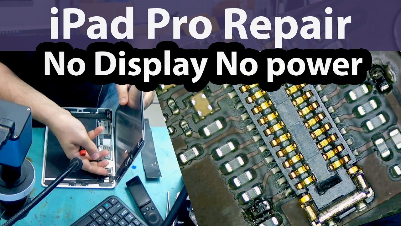 iPad pro 9.7 No Power and Black Display after screen replacement